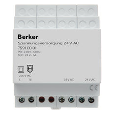 Hager Berker Power Supply 24V AC DIN Light Grey KNX/EIB - 75910001