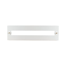 Eaton Front Plate 45mm Cutout Steel 200x600mm White - 292408