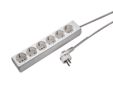 Martin Kaiser 6V 6-Way Socket With 5m Cable Arctic White - 1060ZL5-15W/KWS