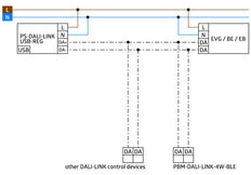 BEG PS-DALI-LINK-USB-REG Power Supply With USB - 93189