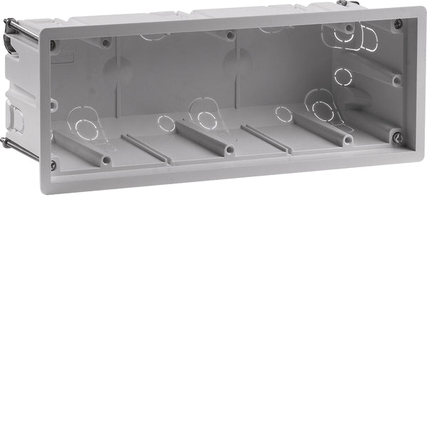 Hager Berker Wall Box 3 Gang For Flat Mounting - 18721030
