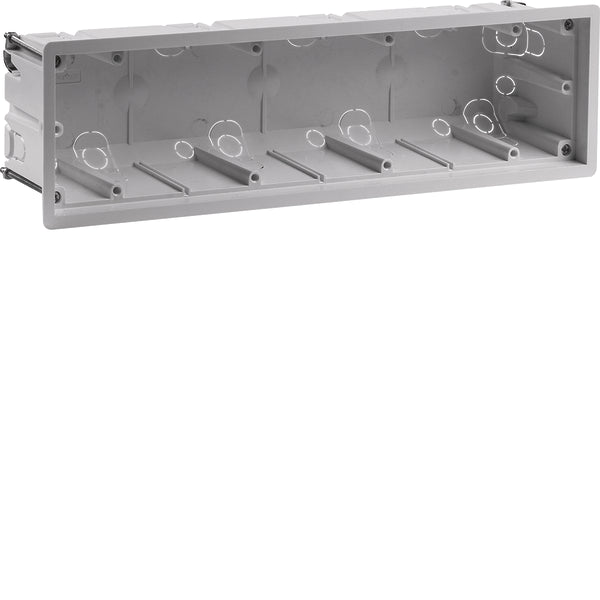 Hager Berker 4 Gang Wall Box For Flat Mounting - 18721040