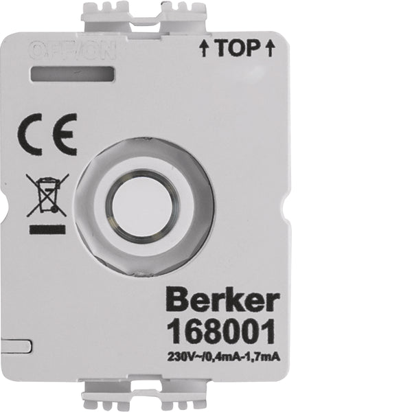 Hager Berker LED Module 230V For Rotary Switch Without N-Conductor - 168001