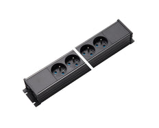 Martin Kaiser 4-Way Power Outlet Strip With Earthing Pin Shutter Input Output - 1254/4-2/SW [10 Pieces]