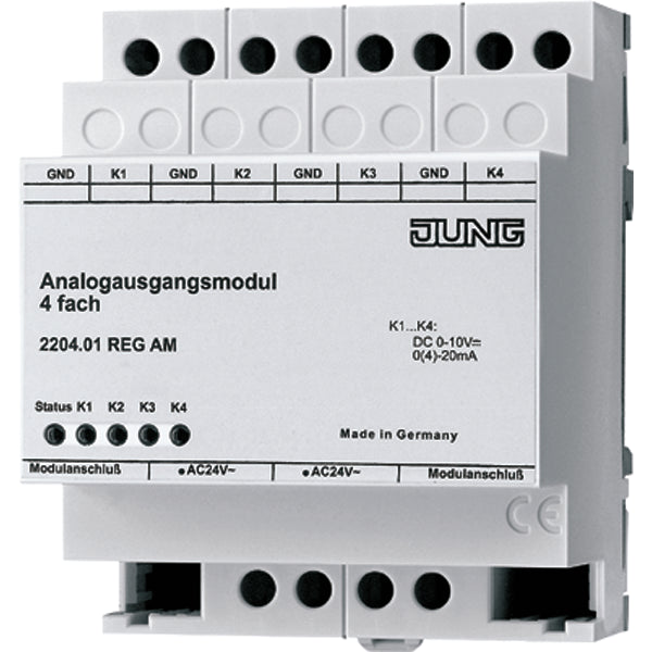 Jung KNX Analog Output Expansion Module 4V - 2204.01REGAM