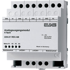 Jung KNX Analog Output Expansion Module 4V - 2204.01REGAM