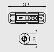 Universal Data Cable Connector Class FA - 50.86.049
