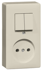 Peha 1995 Series Switch Socket Combination Without Ground - 00274521
