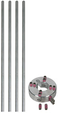 Dehn Fixing Set For Lateral Air Terminal Rods Al D10mm L - 819183