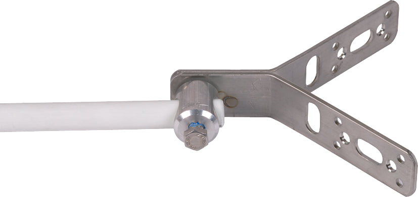 Dehn StSt Y-Shaped 90 degrees Mounting Bracket With Clamping Bolt - 106316