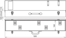 DEHN SKL 92 16 10 Steel Plate Case For Voltage Detector - 766703