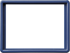 Gira S-Color Blue Cover Frame for Dual Wall Socket - 093446
