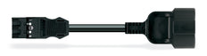 Wago ECA Adapter Cable With Schuko Connector 2M Black - 771-9993/406-201