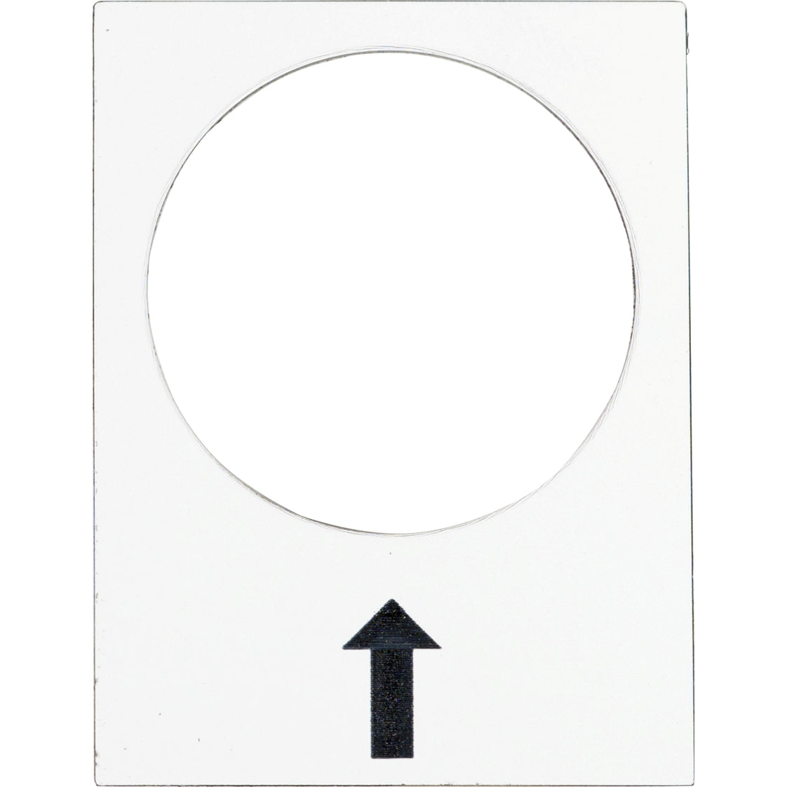Harmony XB4 Right Arrow Label Holder 30x40mm White - ZB2BY4907 [5 Pieces]