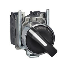 Schneider Electric XB4BD41 3-Position Selector Switch Black - XB4BD41