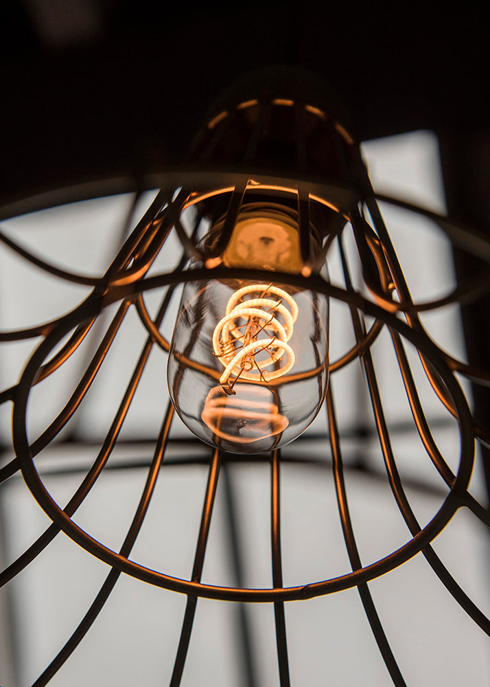 Bailey Spiraled LED T45 E27 Dimmable 3.2W Filament Bulb - 145011