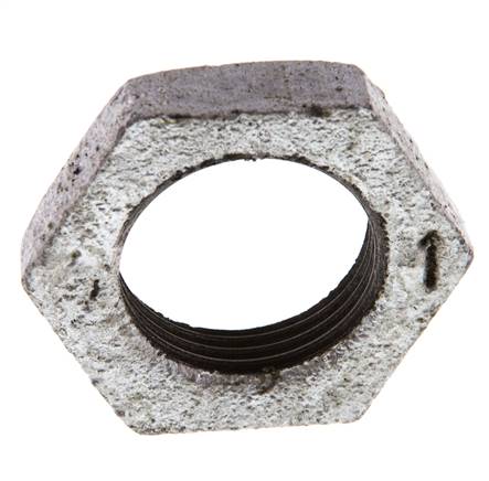 Lock Nut Rp1'' Malleable Cast Iron [5 Pieces]