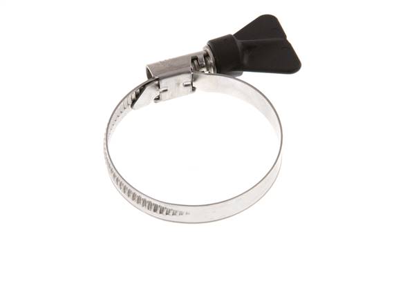 35 - 50 mm Hose Clamp with a Stainless Steel 304 9 mm band With Butterfly Handle - Norma [2 Pieces]