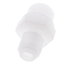 4x6mm & G1/8'' PVDF Straight Hose Fitting with Male Threads 10bar/145psi