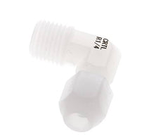4x6mm & R1/4'' PVDF Elbow Hose Fitting with Male Threads 10bar/145psi