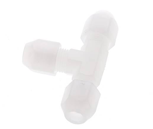 4x6mm PVDF T-Shape Hose Fitting 10bar/145psi