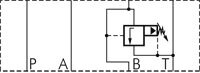 NG6 (D03) Sandwich Relief Valve B to T 100bar