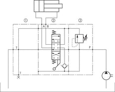3/3-Way Hydraulic Hand Lever Valve Section Single-Acting 320bar