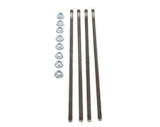 Tie Rod Set for Hydraulic Hand Lever Valve Block, 8 Sections