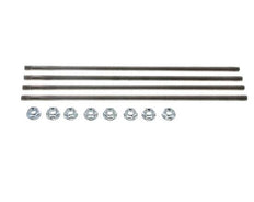 Tie Rod Set for Hydraulic Hand Lever Valve Block, 9 Sections