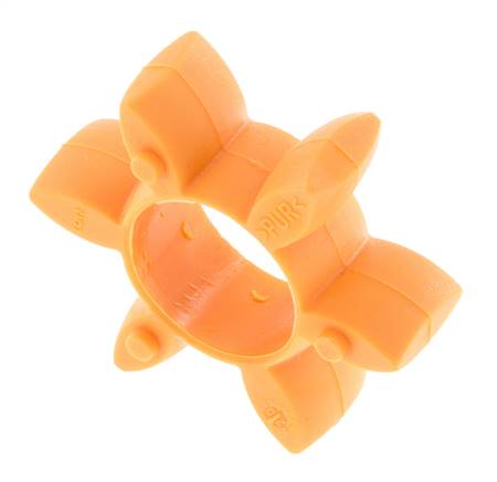 ROTEX Size 19 Jaw Coupling Spider 92 Shore A Orange - KTR
