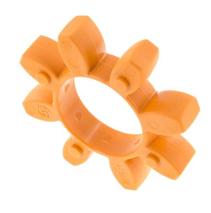 ROTEX Size 55 Jaw Coupling Spider 92 Shore A Orange - KTR