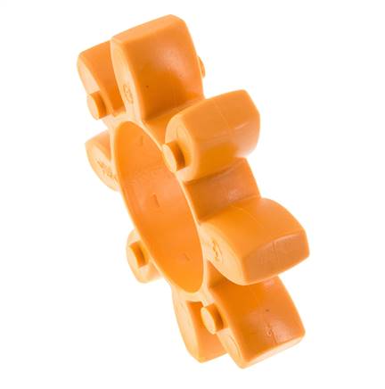 ROTEX Size 65 Jaw Coupling Spider 92 Shore A Orange - KTR