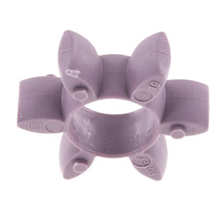 ROTEX Size 19 Jaw Coupling Spider 98 Shore A Violet - KTR