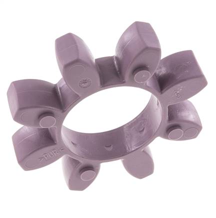ROTEX Size 65 Jaw Coupling Spider 98 Shore A Violet - KTR