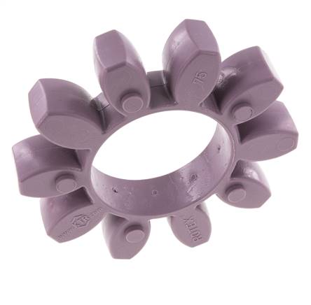 ROTEX Size 75 Jaw Coupling Spider 98 Shore A Violet - KTR