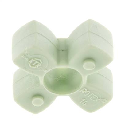 ROTEX Size 14 Jaw Coupling Spider 64 Shore D Green - KTR