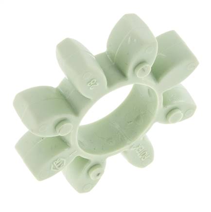 ROTEX Size 28 Jaw Coupling Spider 64 Shore D Green - KTR