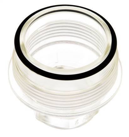 Sieve Bowl Transparent R 1/2'' and R 3/4'' Braukmann