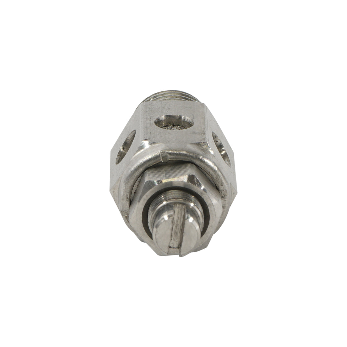 1/2" NPT Stainless Steel Throttle Valve with Silencer [50 pieces]