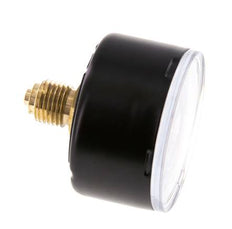 0..1 Bar (0..15 psi) Pressure Gauge Rear Steel/Brass 50 mm Class 1.6