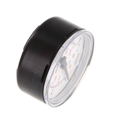 0..250 Bar (0..3626 psi) Pressure Gauge Below Steel/Brass 63 mm Class 1.6
