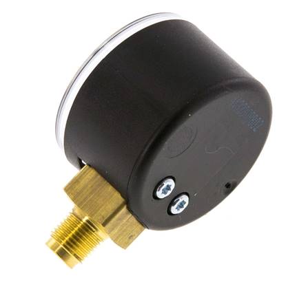 0..2.5 Bar (0..36 psi) Pressure Gauge Below Plastic/Brass 40 mm Class 2.5