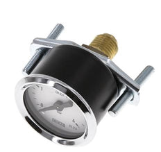 0..4 Bar (0..58 psi) Panel Mount Pressure Gauge Steel/Brass 40 mm Class 2.5 - 1/4'' (Bracket)