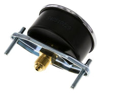 0..4 Bar (0..58 psi) Panel Mount Pressure Gauge Steel/Brass 63 mm Class 2.5 (Bracket)