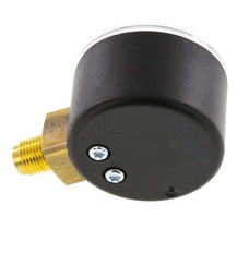 0..6 Bar (0..87 psi) Pressure Gauge Below Plastic/Brass 40 mm Class 2.5