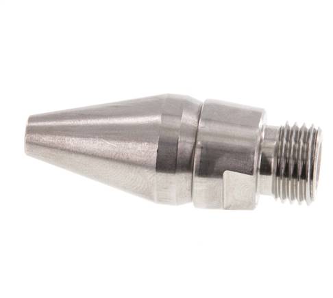 Adjustable Air Saving Nozzle R 1/4"(MT)-Rp 1/8"(FT) 1.4436