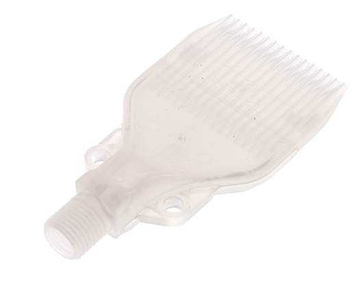 Multi-Channel Fan Nozzle 47mm G 1/4" PP FDA-Compliant
