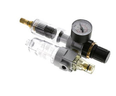 FRL 2-Part G1/8'' 350 l/min 0.5-6.0bar/7-87psi Auto Polycarbonate Standard 0