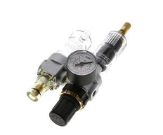 FRL 2-Part G1/8'' 350 l/min 0.5-6.0bar/7-87psi Auto Polycarbonate Standard 0
