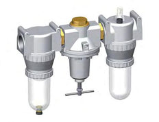 FRL 3-Part G1 1/4'' 4900 l/min 0.5-10.0bar/7-145psi Semi-Auto Polycarbonate Standard 5